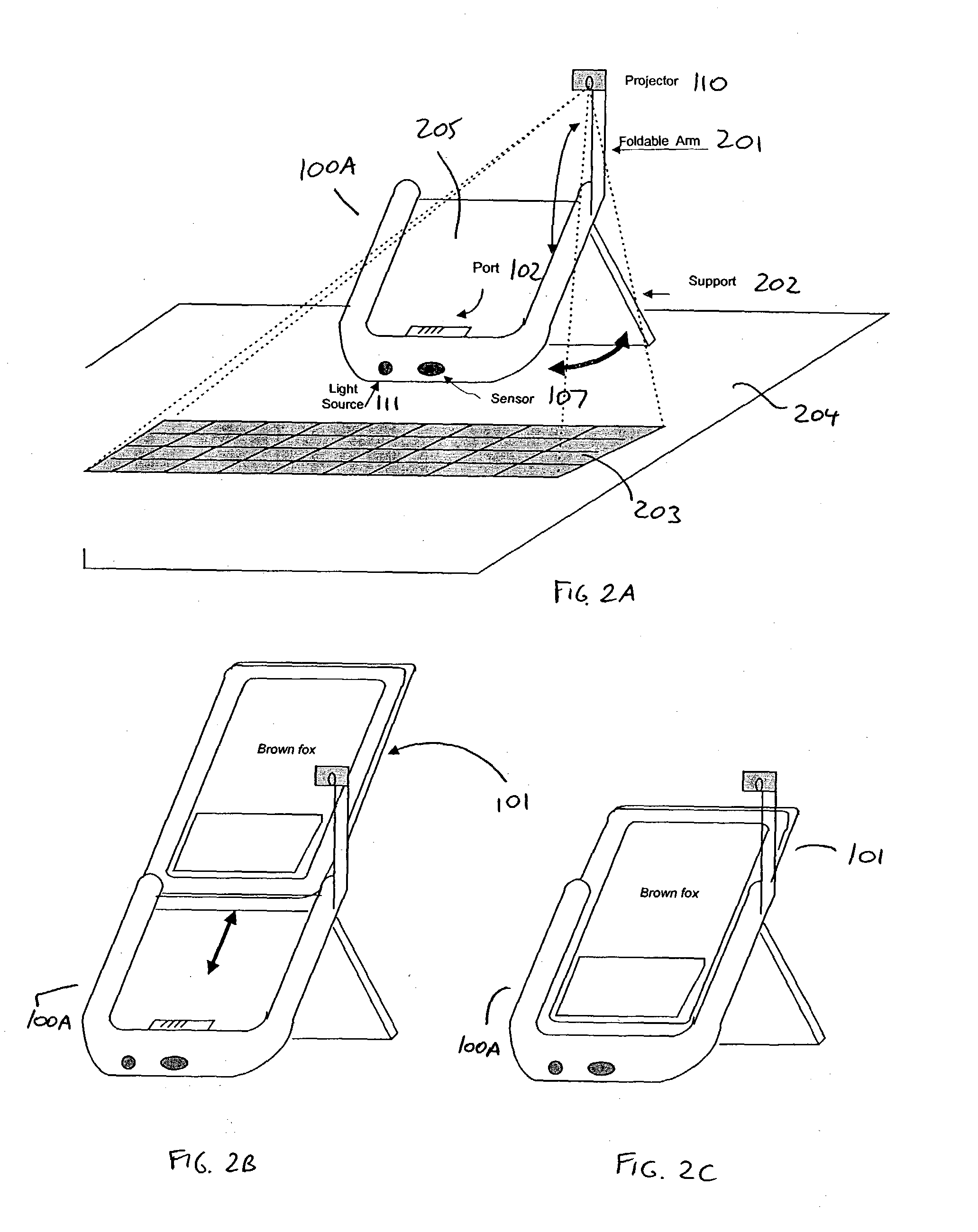 Portable sensory input device