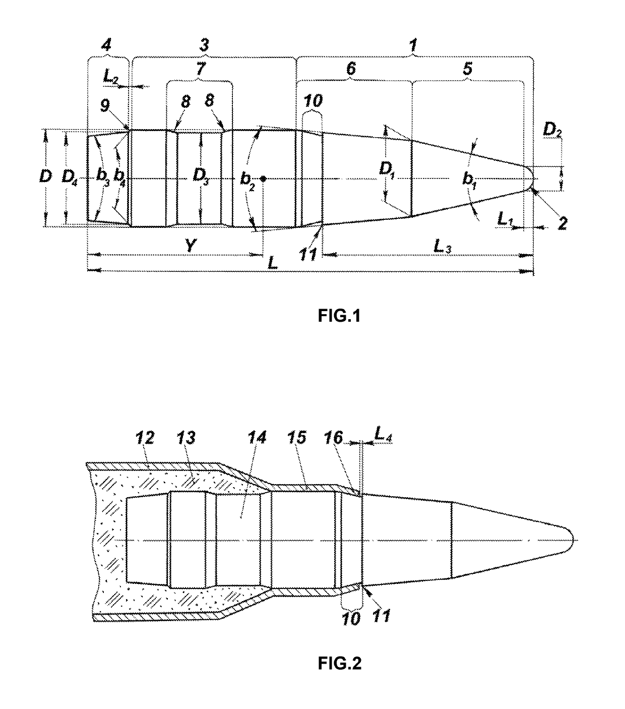 Projectile of small arms ammunition