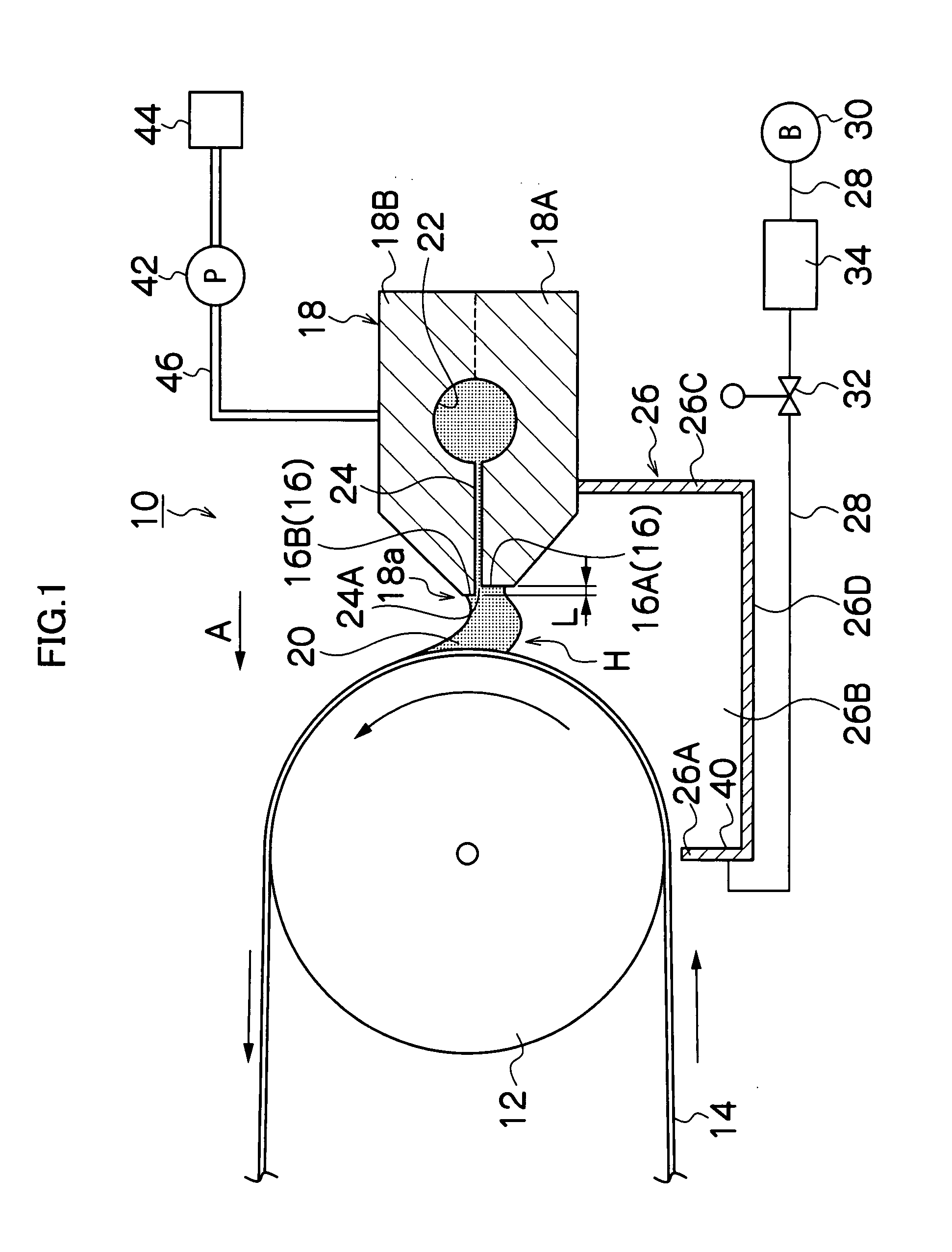 Method and apparatus for applying coating solution