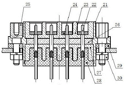 Multi-core high voltage sealed connector