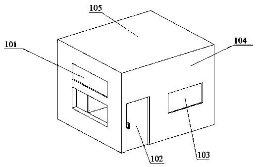 Automatic scarf middle portion overturning surface detecting and floating fluff adsorbing device