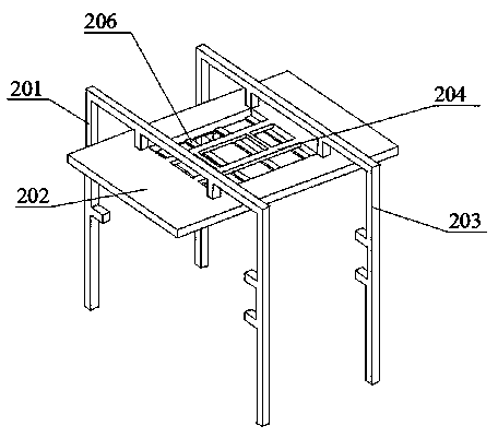 Automatic scarf middle portion overturning surface detecting and floating fluff adsorbing device