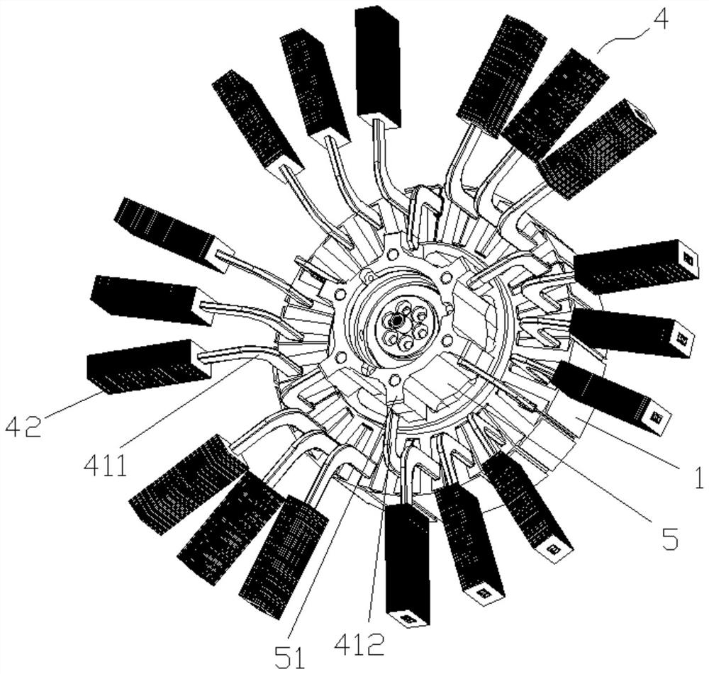 Stator assembly and motor