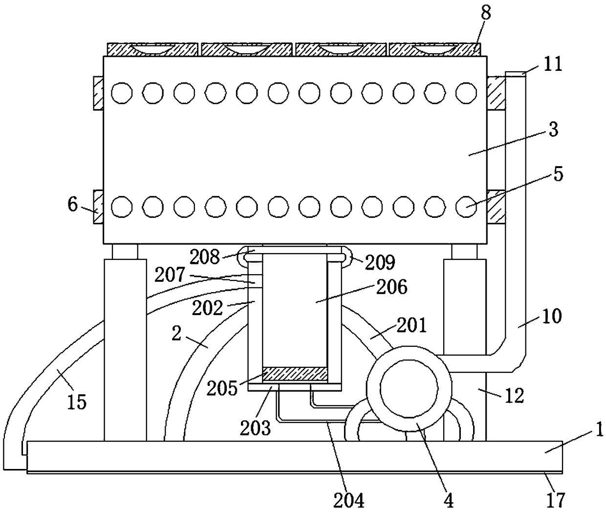 Drawing display rack for industrial design