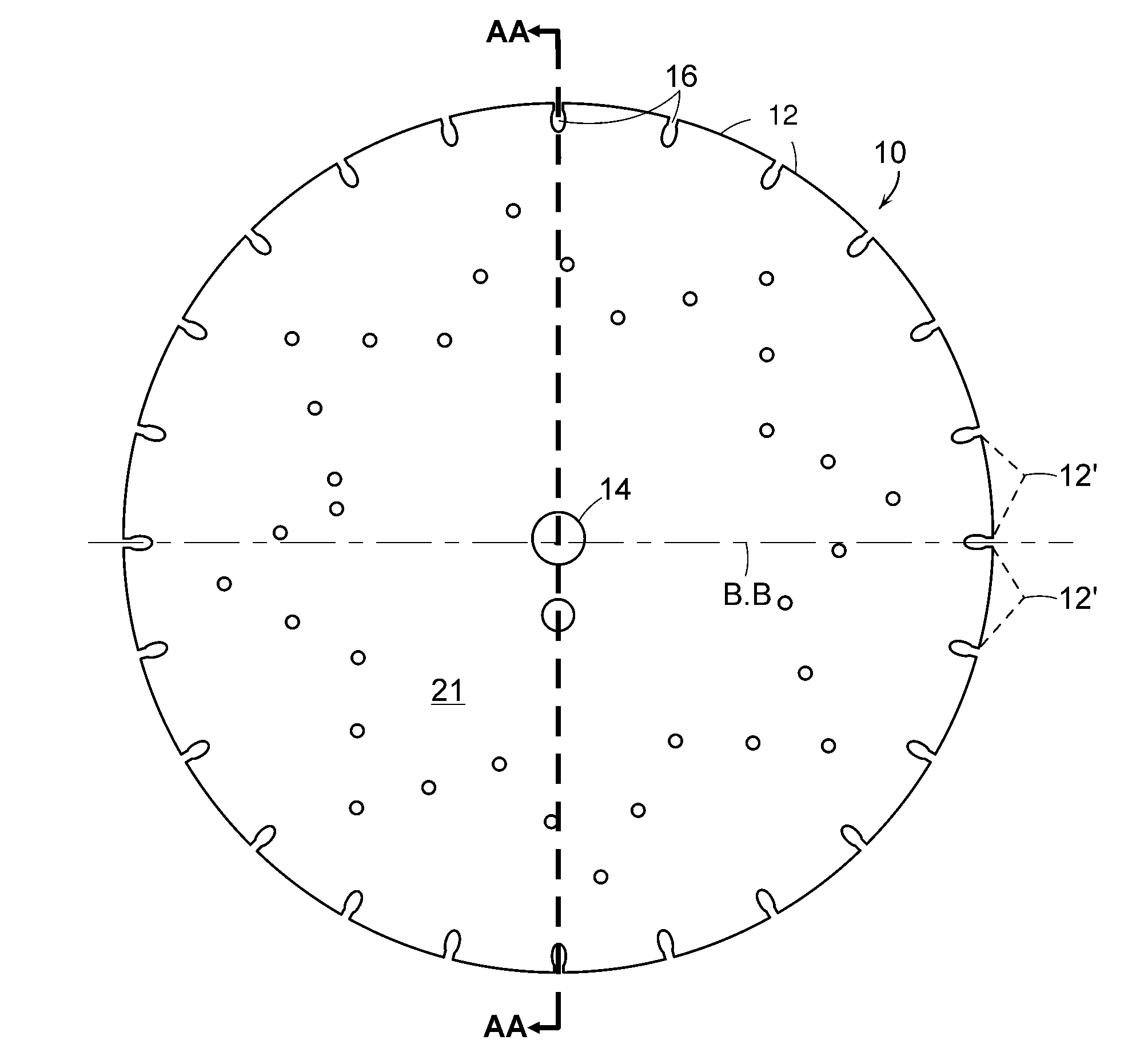 Saw blade gullet configuration