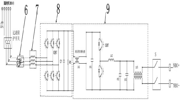 Power battery charging and performance testing equipment with negative pressure