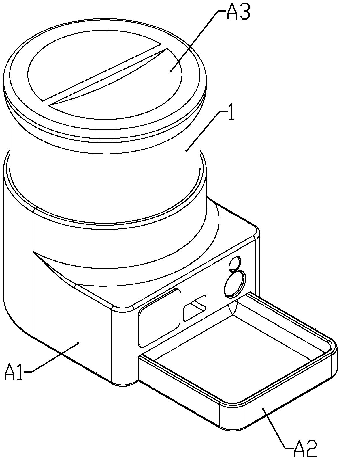 Household pet feeder