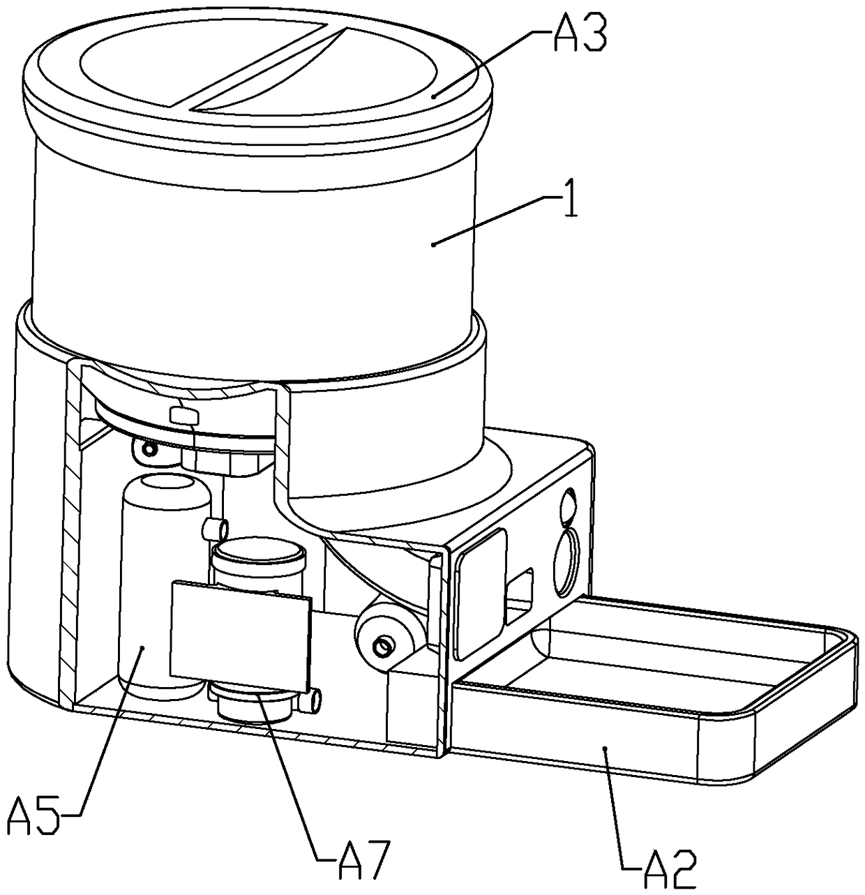 Household pet feeder