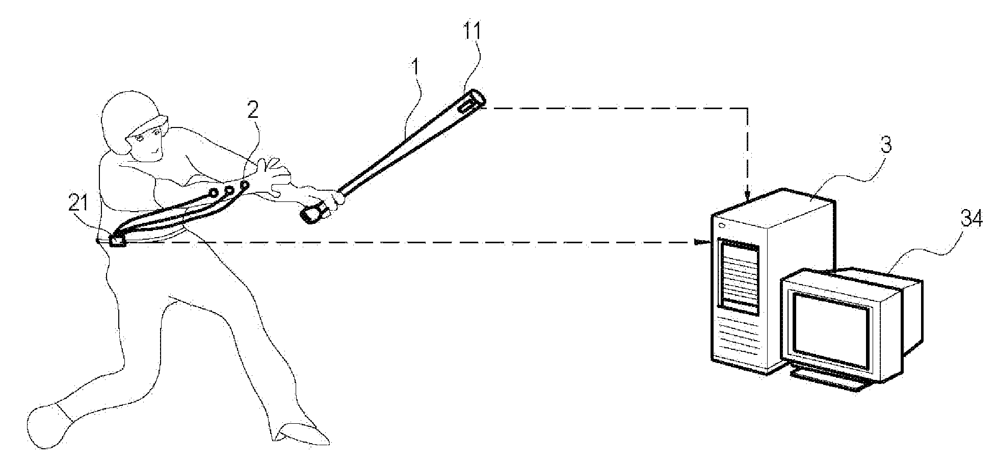 Muscular energy state analysis system and method for swing motion and computer program product thereof