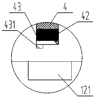 Rapid cooling device for tea leaves after greening