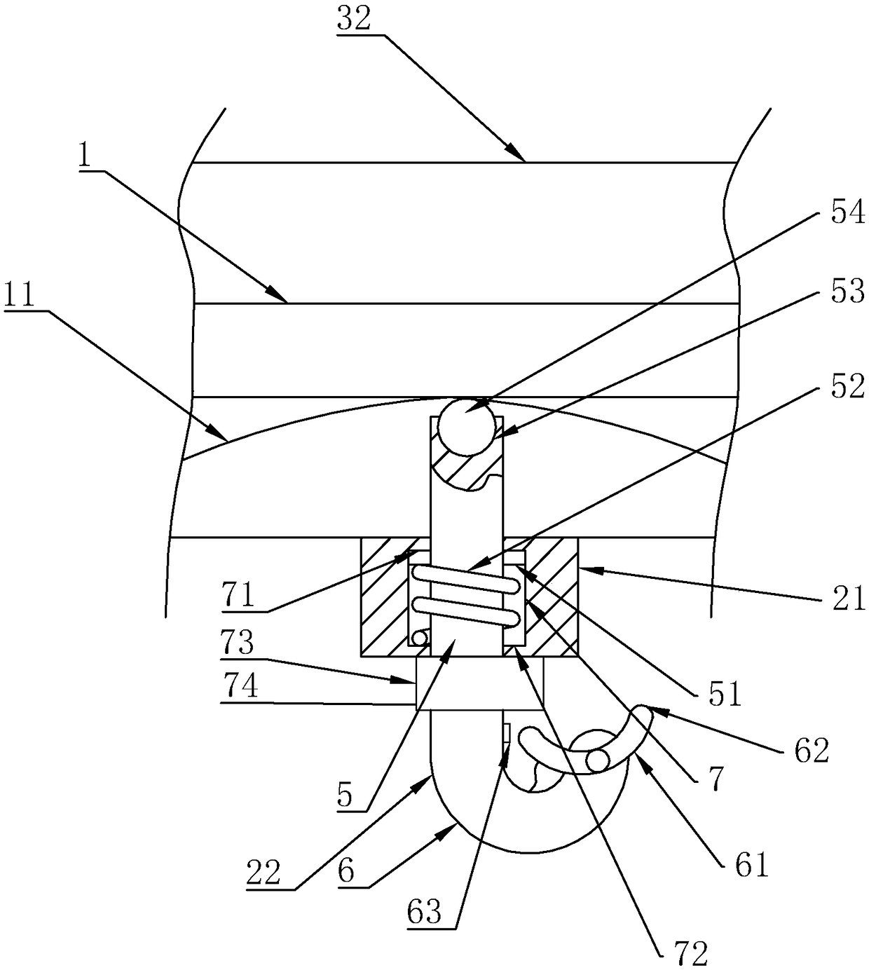 Clothes conveying device based on big data of fitting room