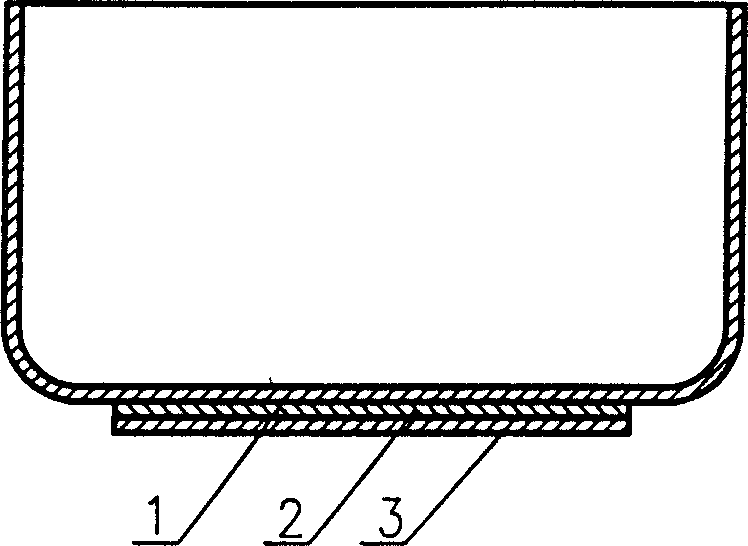 Electromagnetic pot capable of sending magnetic signal of temperature