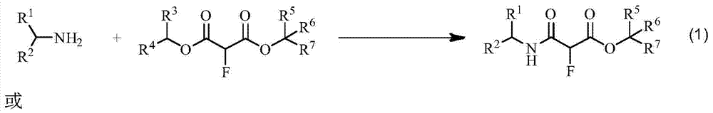 A method for synthesizing α-carbamoyl fluoroacetate compound