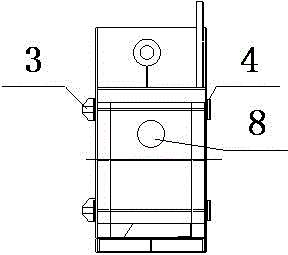 Underwater manned testing door special for cleaning slot of steel gate of hydropower station