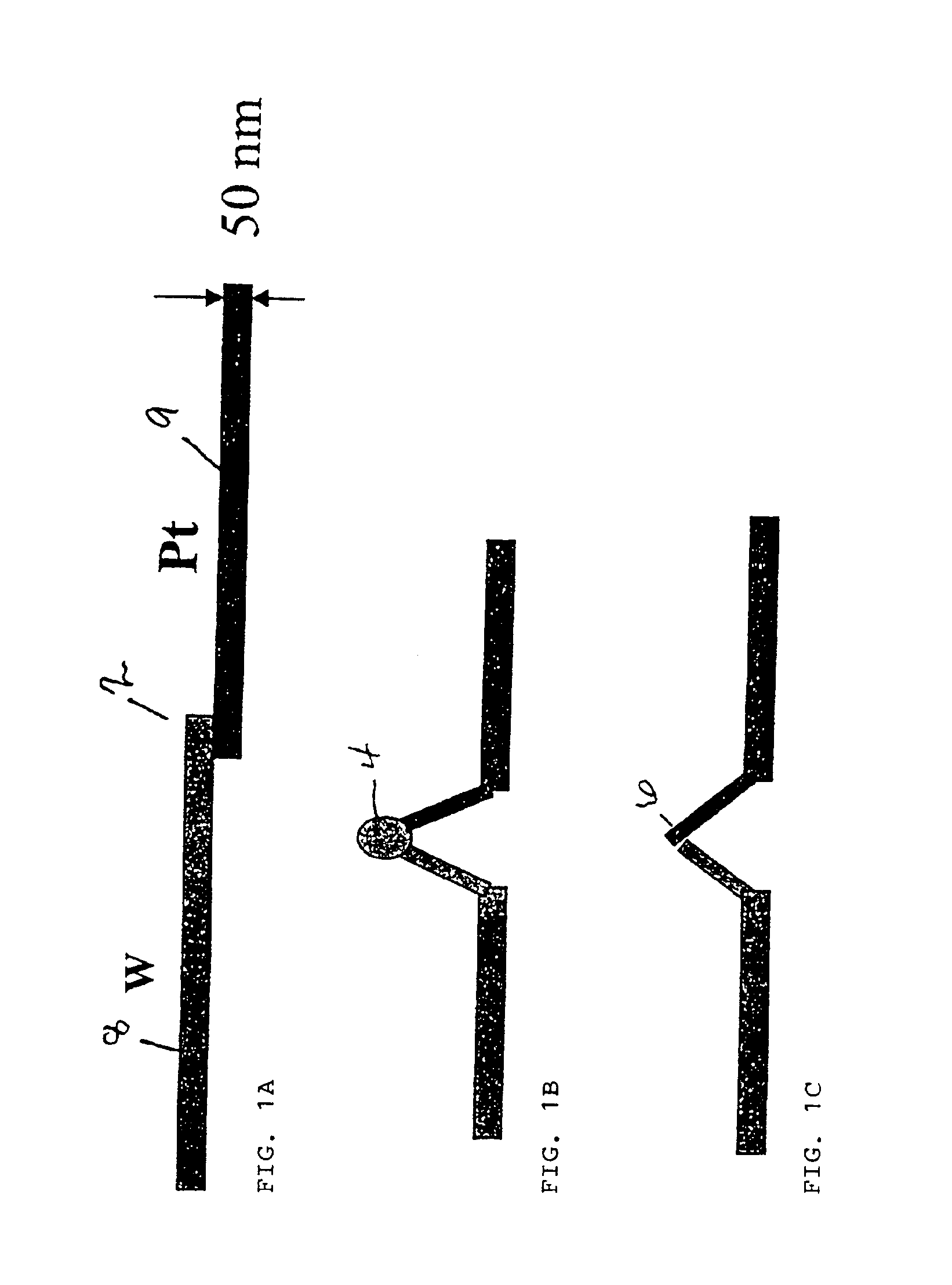 Fabrication of nano-scale temperature sensors and heaters