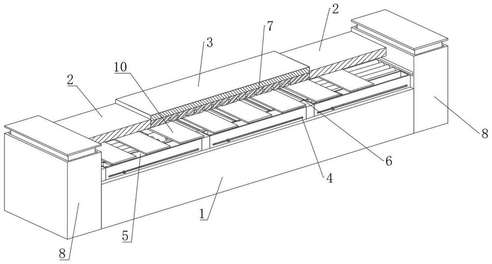 Air floating type efficient coating equipment for photovoltaic panel