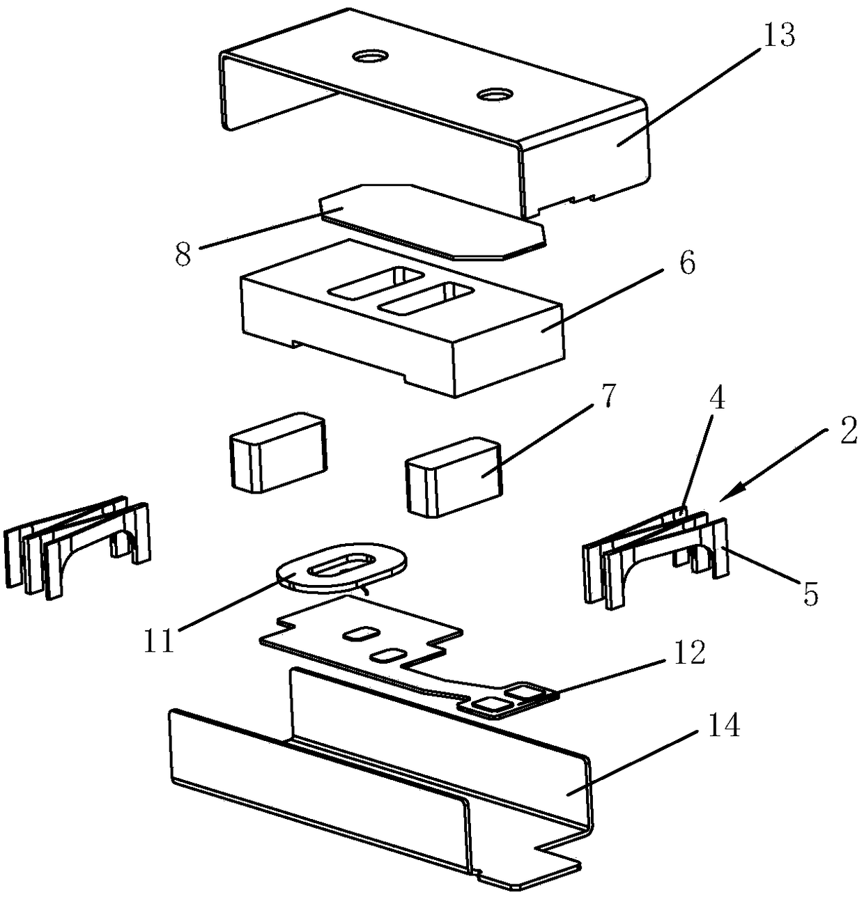 A linear vibrating motor