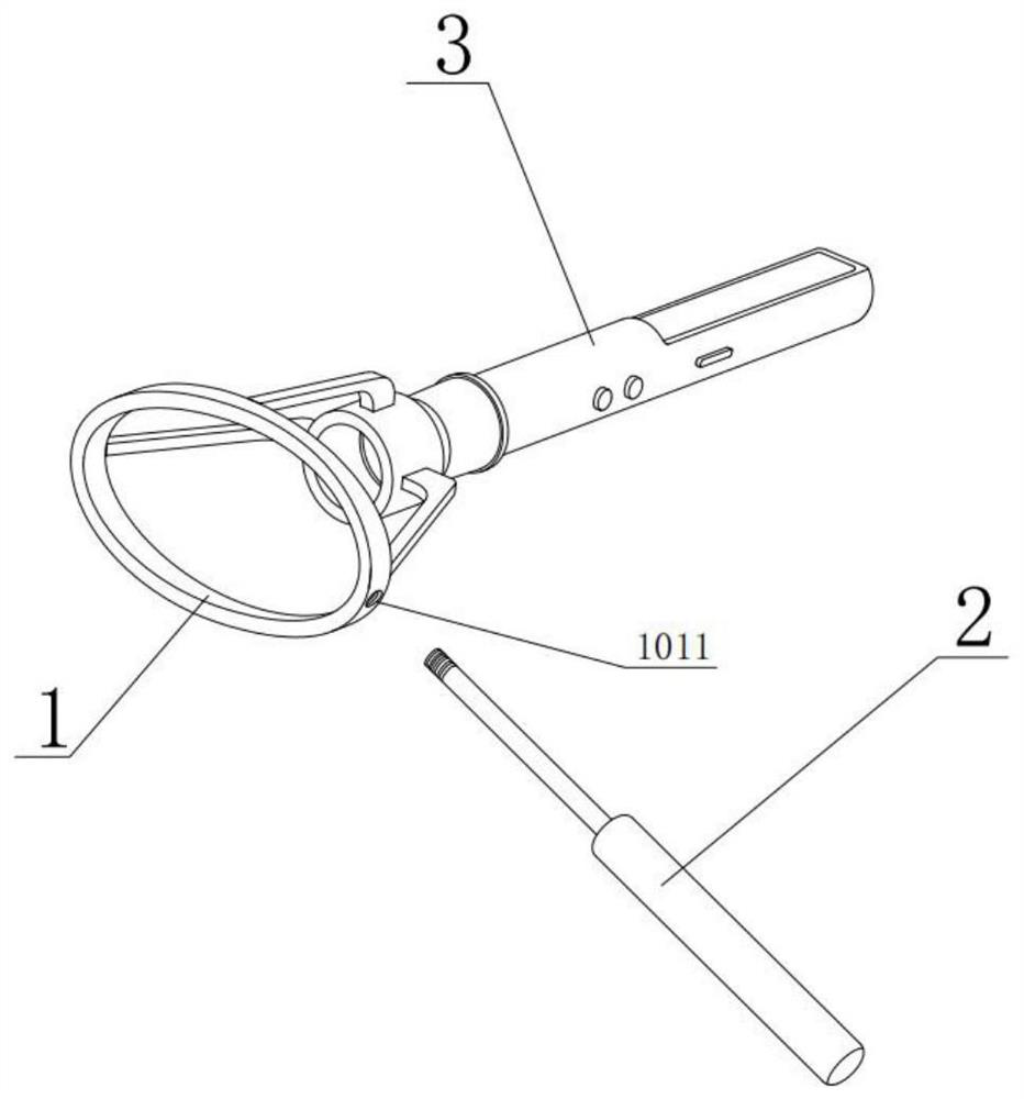 Intelligent flashlight convenient for pupil zooming-out and zooming-in examination of patient