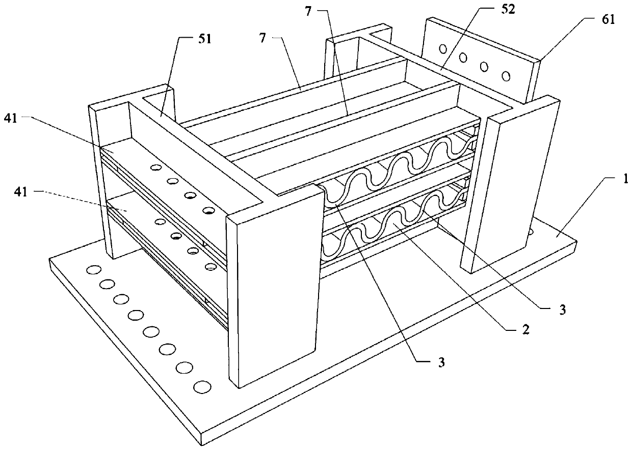 Shock absorption and energy dissipation anti-falling beam device for railway bridge