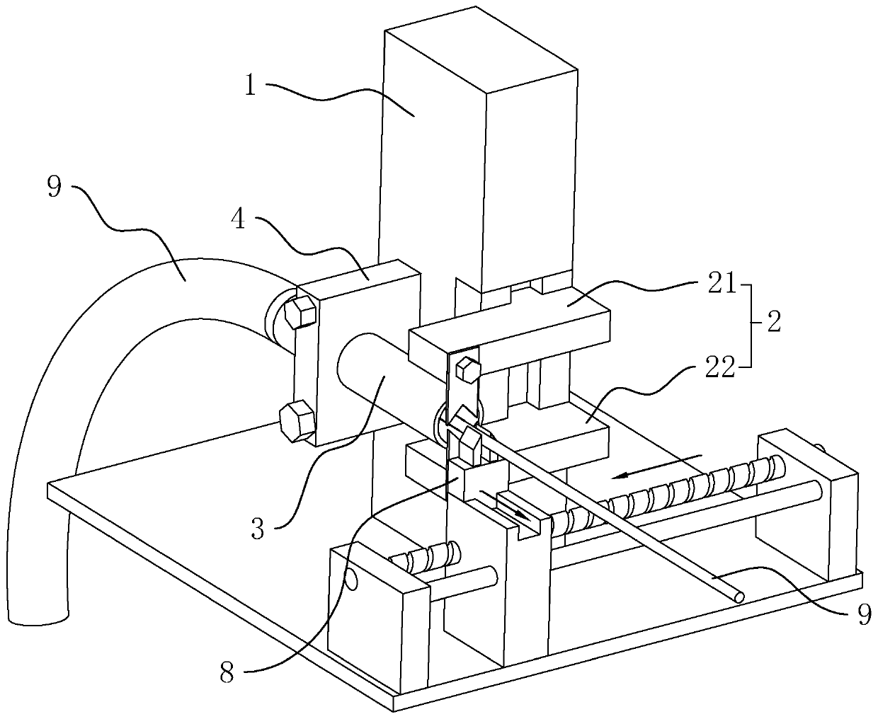 Conducting wire peeling machine with scrap suction cylinder convenient to install