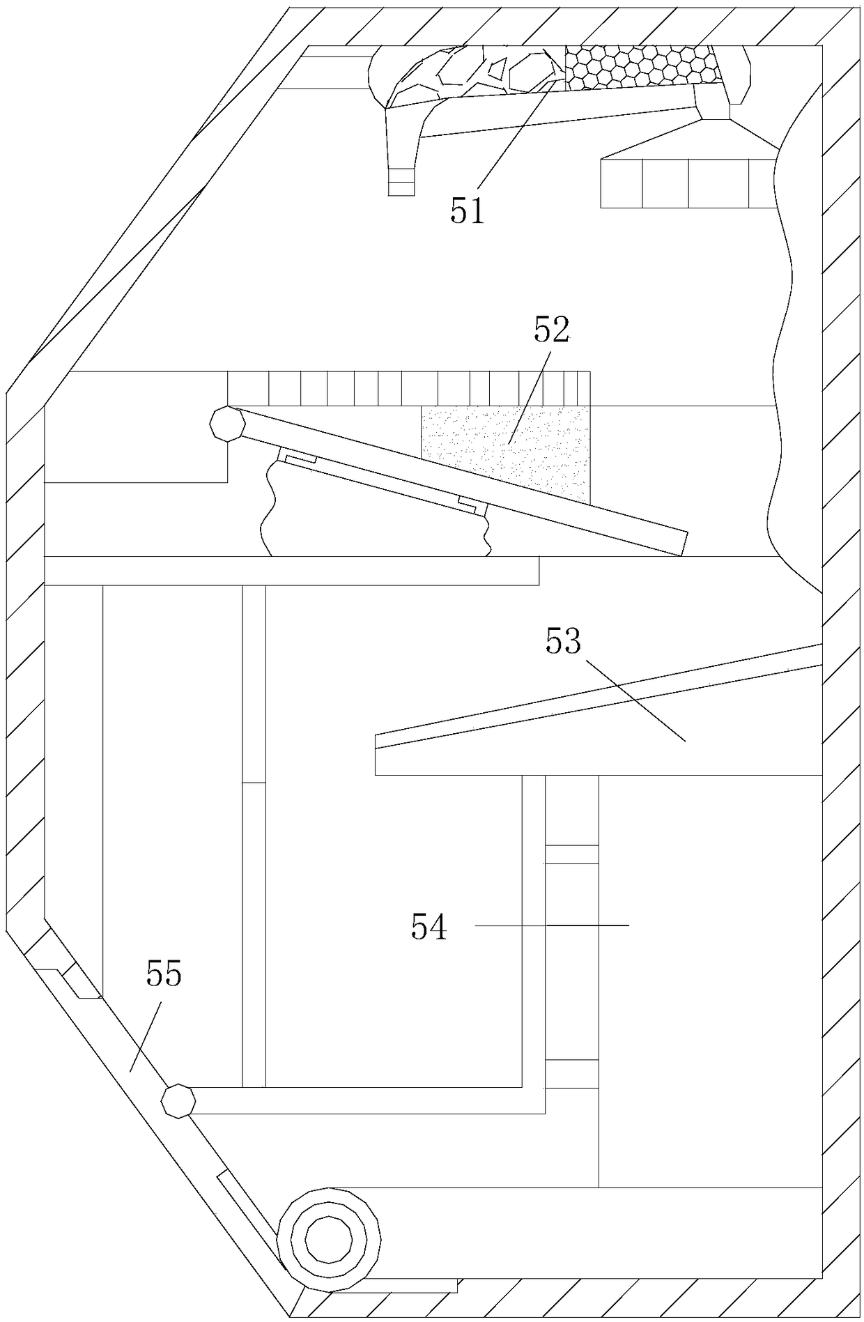 Self-adjusting sand intrusion-prevention radar detecting trolley