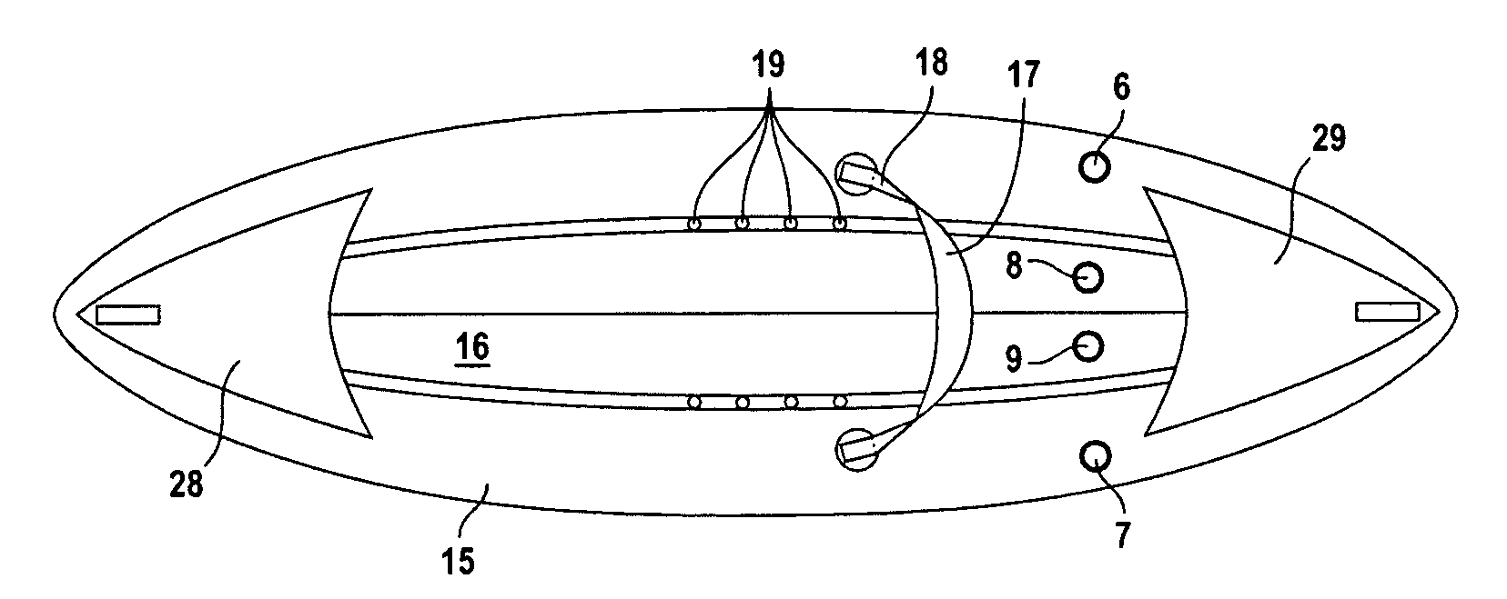 Portable inflatable watercraft