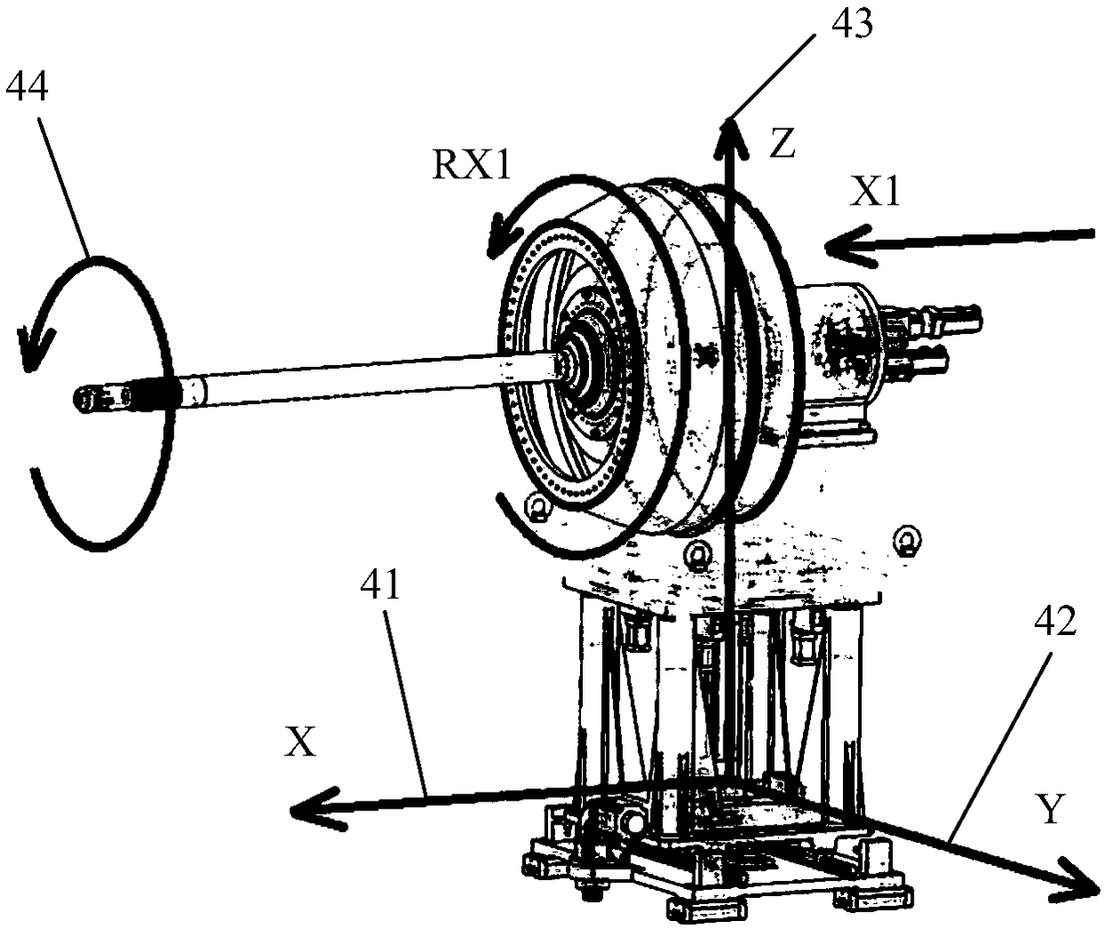 Intelligent assembly platform for low-pressure turbine module