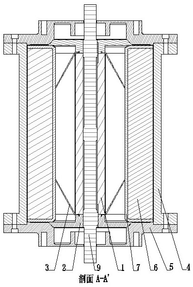 Sliding-vane type pneumatic motor as well as air compressor and internal combustion engine derived from same