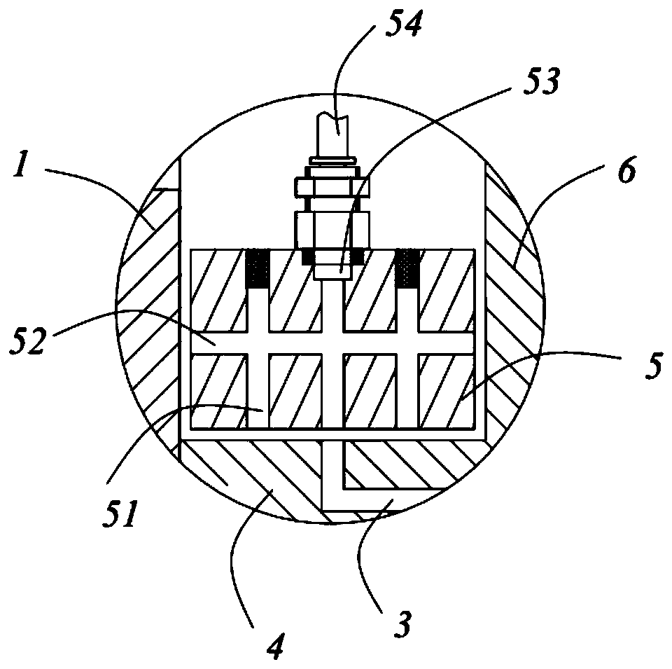 High-precision pneumatic chuck structure