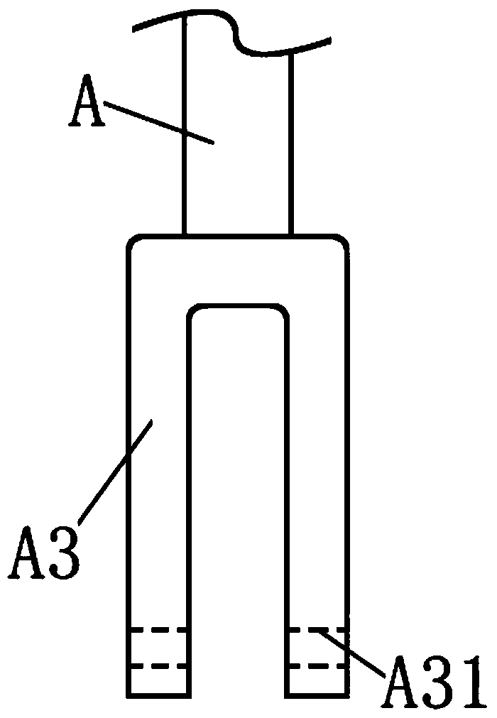 Compass type control frame for marking ceiling rod guiding hole positions