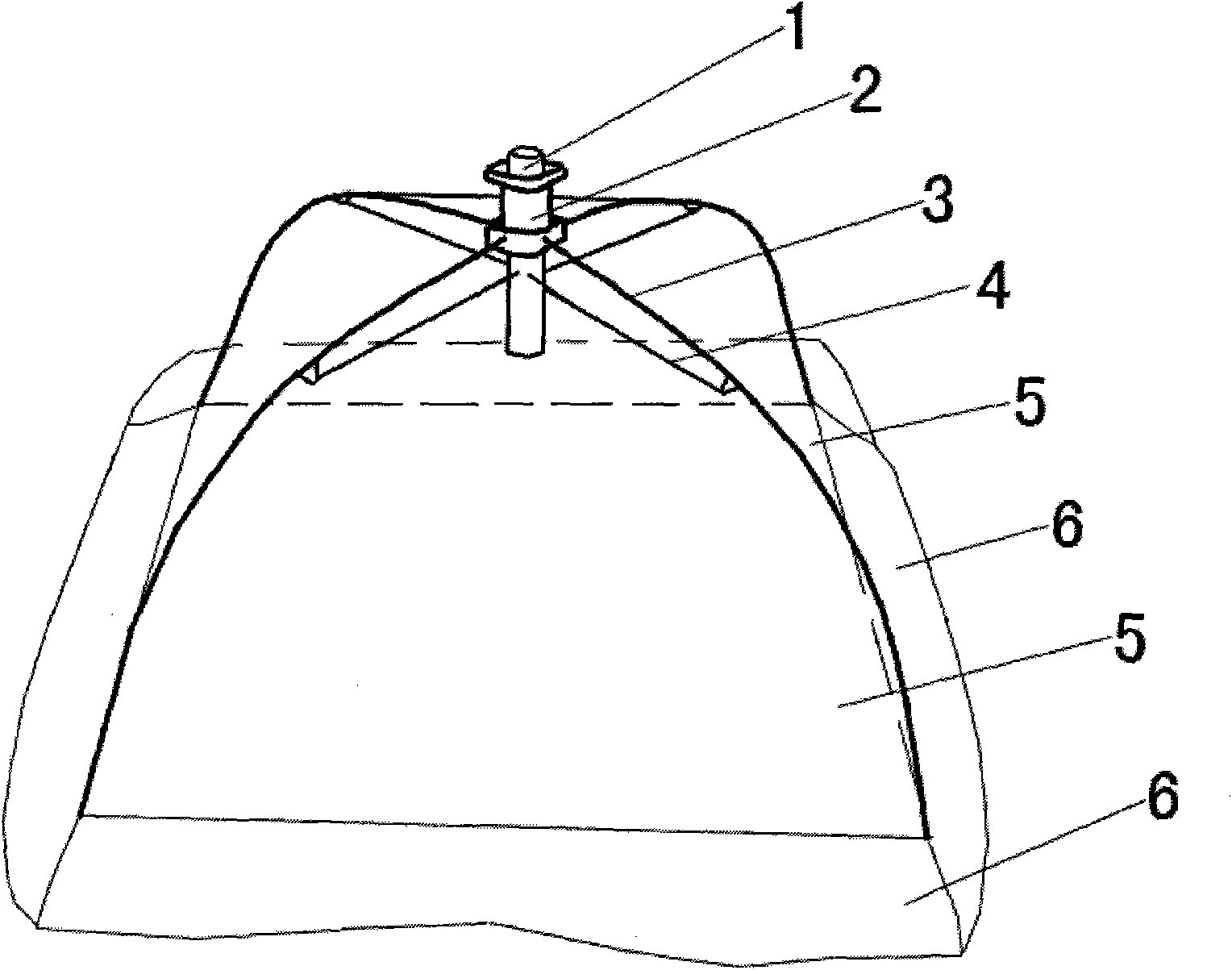 Head-protecting mosquito net