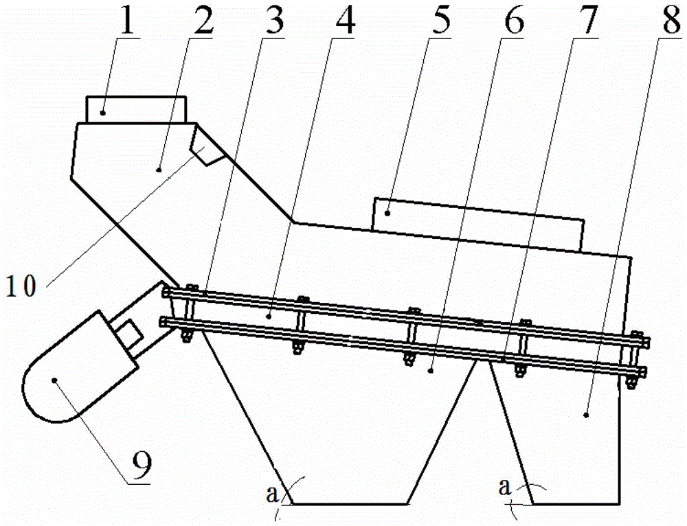 An alumina vibration screening device