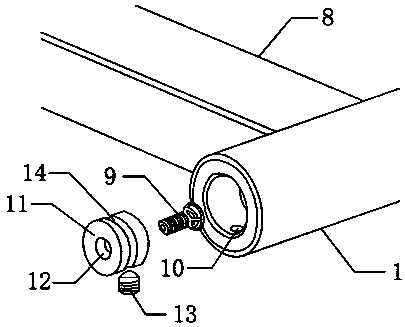 A detachable intelligent temperature-controlled drying rack