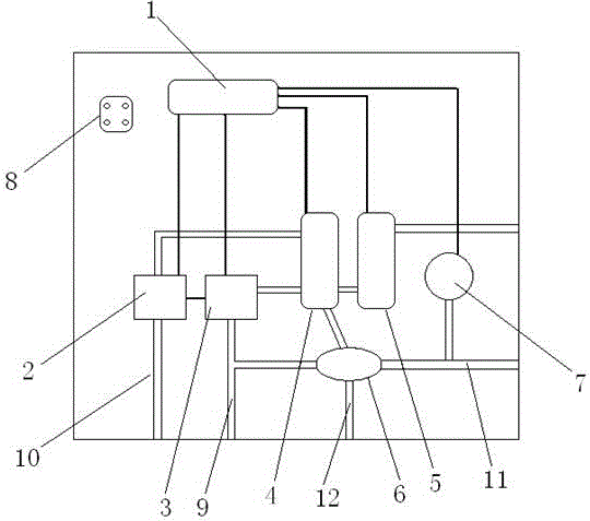 Module assembly of intelligent electronic halt vehicle system