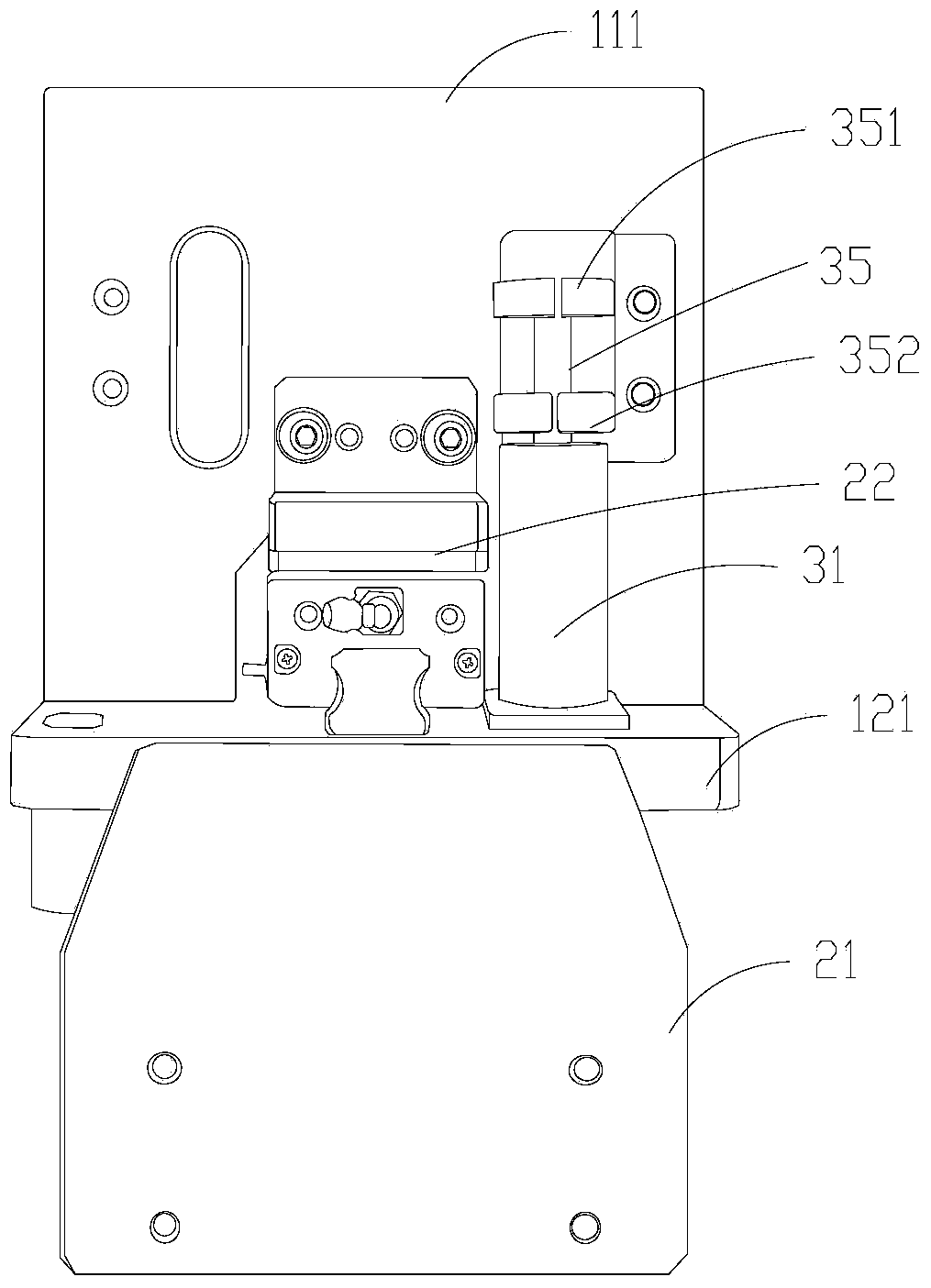 Manipulator clamp and robot with manipulator clamp