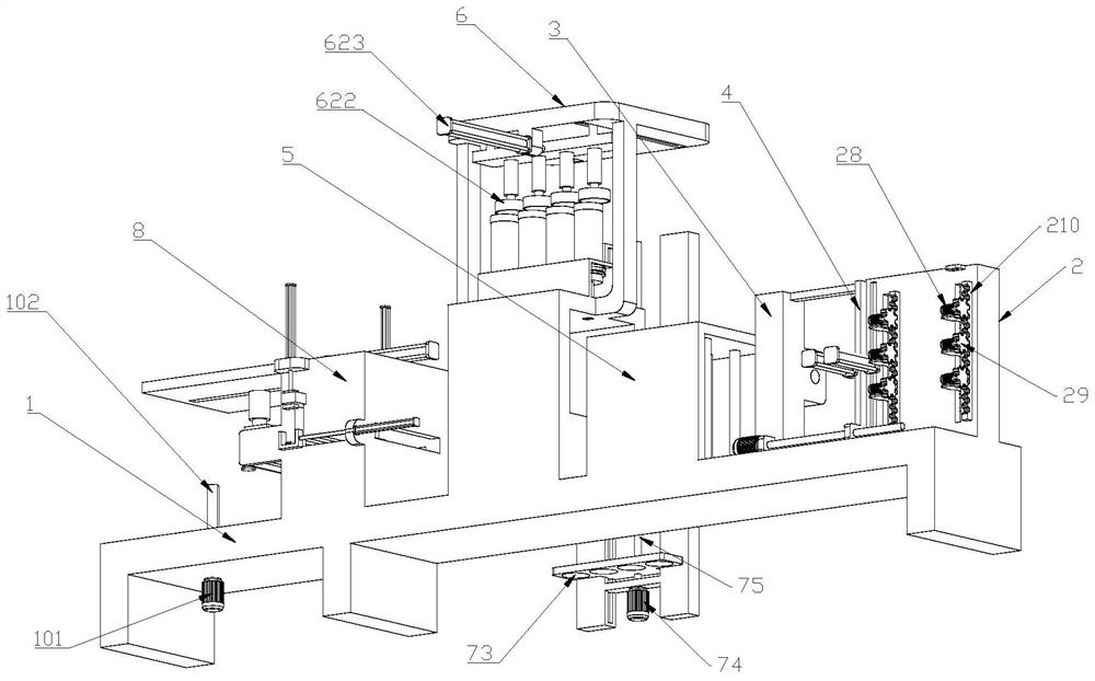 Antibacterial polyester yarn stranding processing device