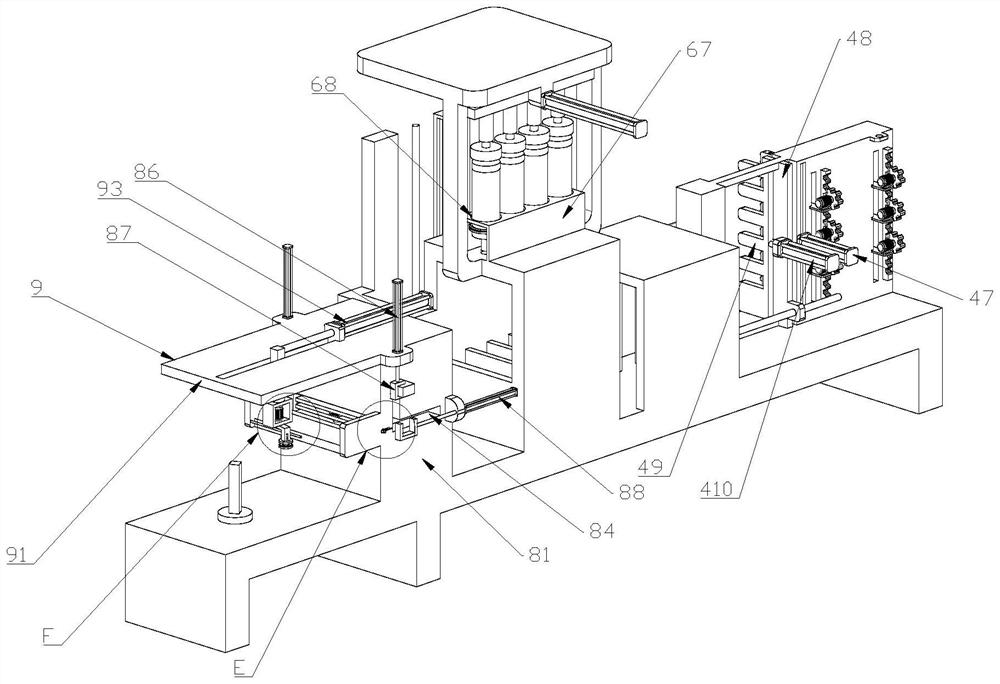 Antibacterial polyester yarn stranding processing device