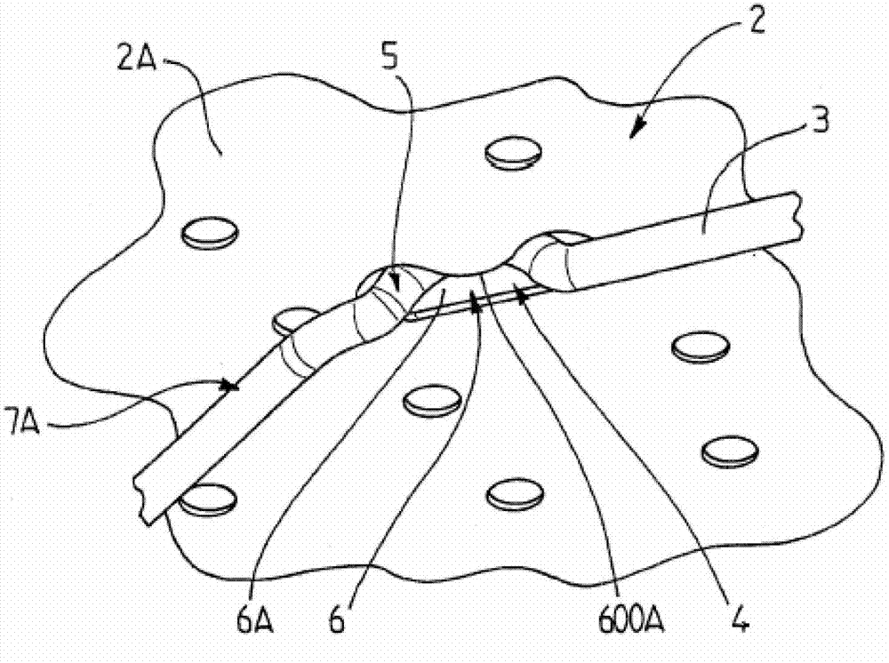 System including a food-cooking basket and booster, pressure cooker including such a system, cooking basket booster, cooking basket, and method for manufacturing a cooking basket booster