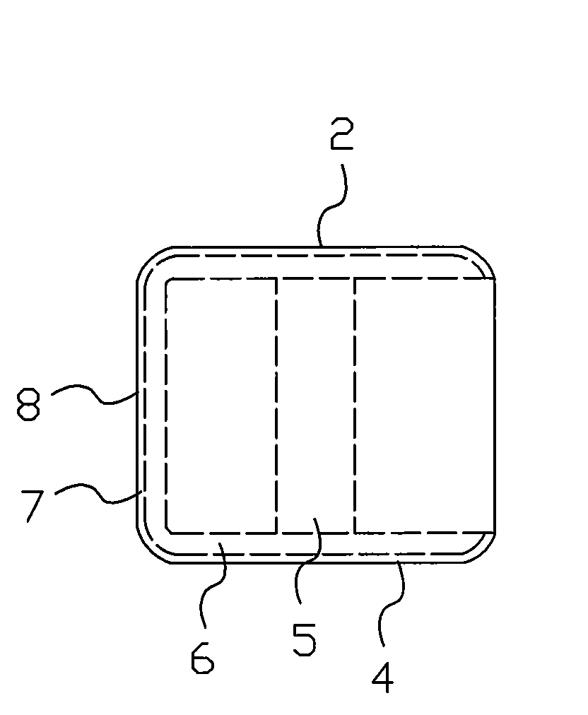 Five-faced volleyball racket