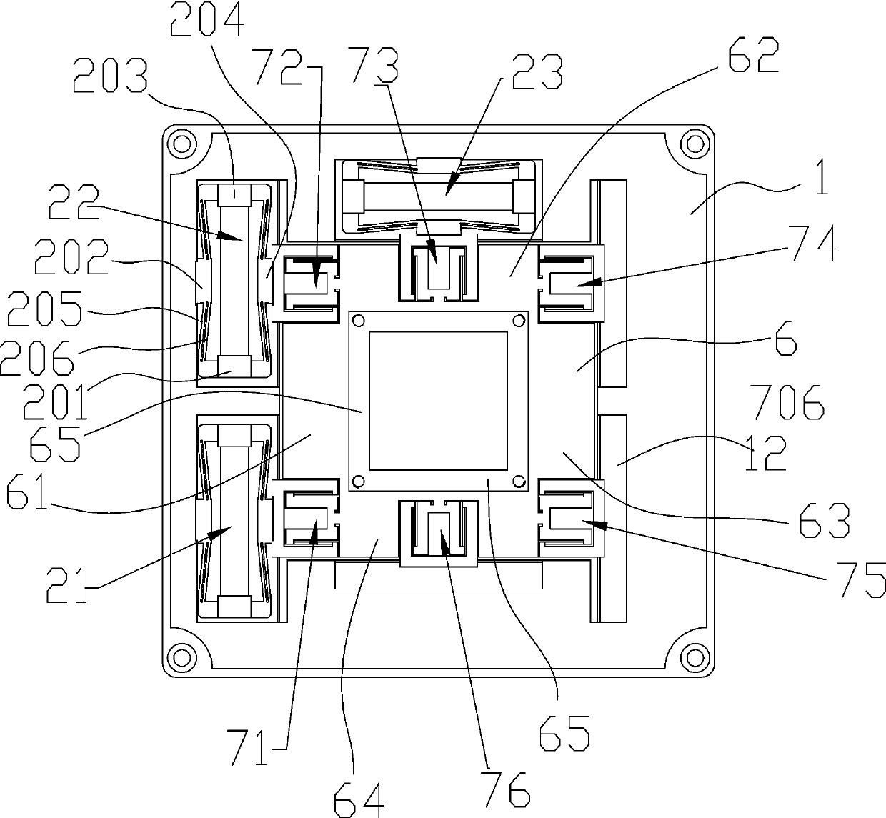 Two-translation one-rotation large-stroke uncoupled parallel piezoelectric micro-motion platform