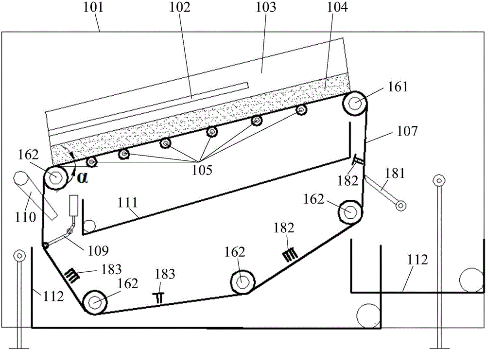 Liquid impurity separation device