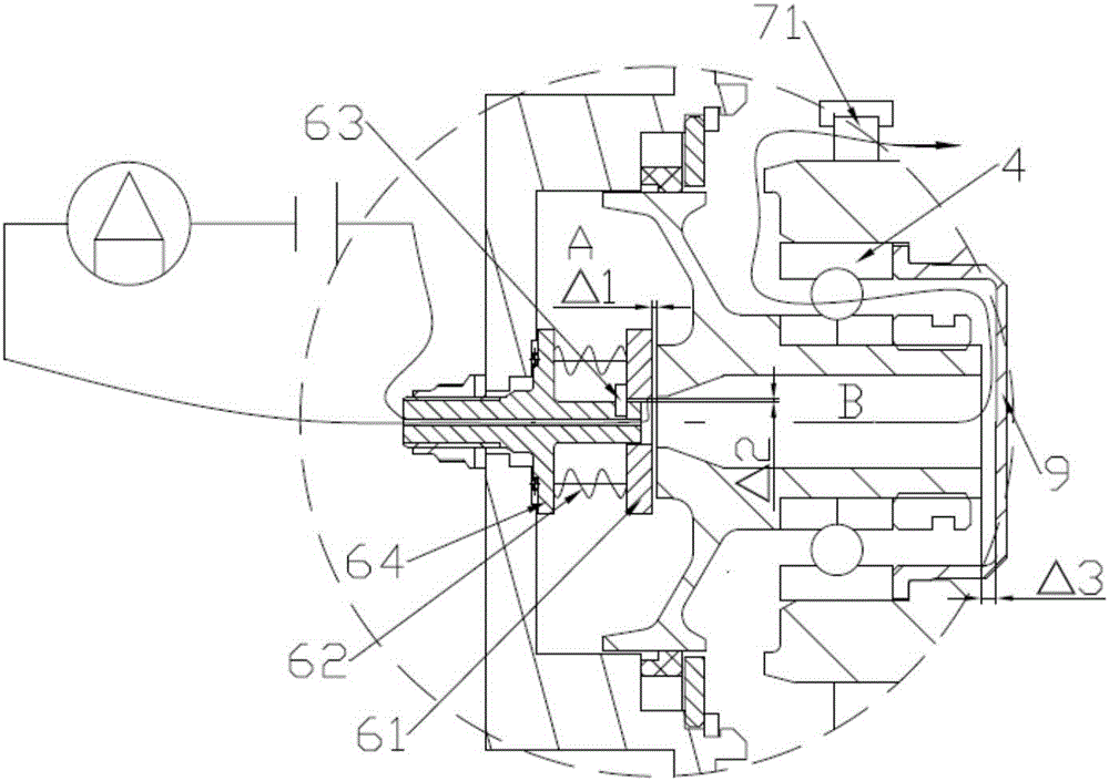 Engine toque measuring device