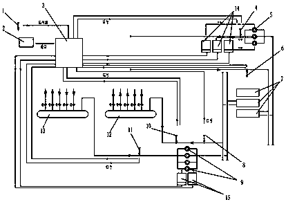 Energy-saving cloud control system for circulating water pump