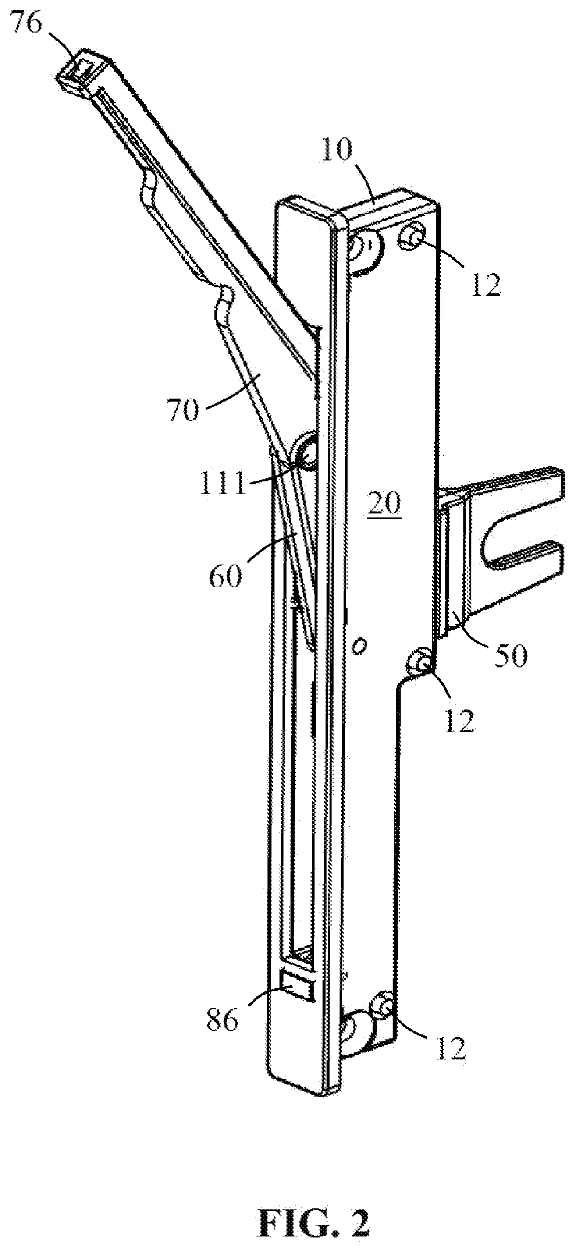 Straight action flush lock for casement window and method of operating the same