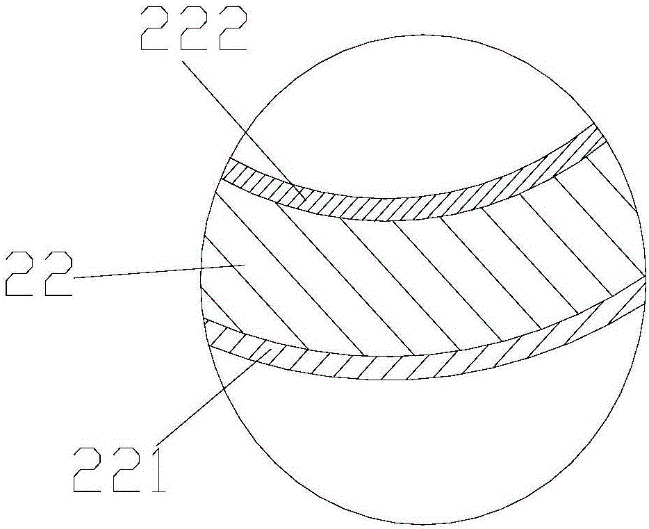 Fixing supporting rod