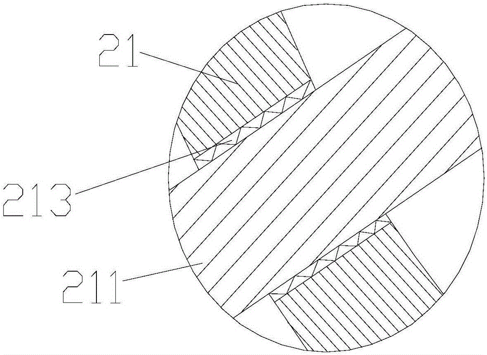 Fixing supporting rod