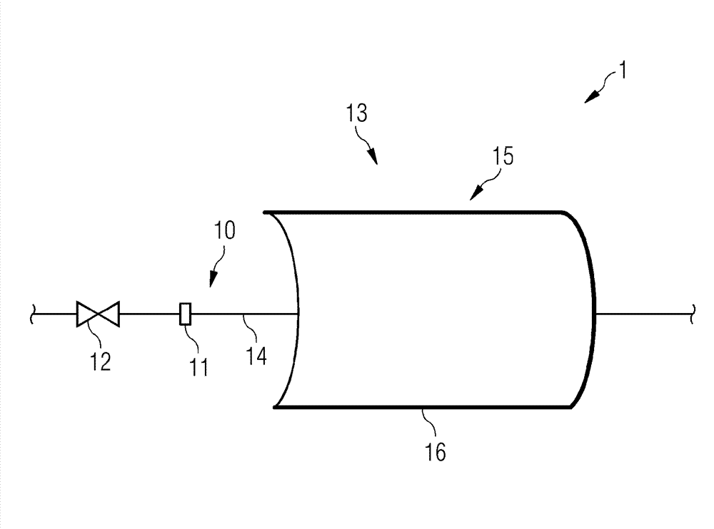 Adjusting unit, loop of solar field, solar field, and use of solar field