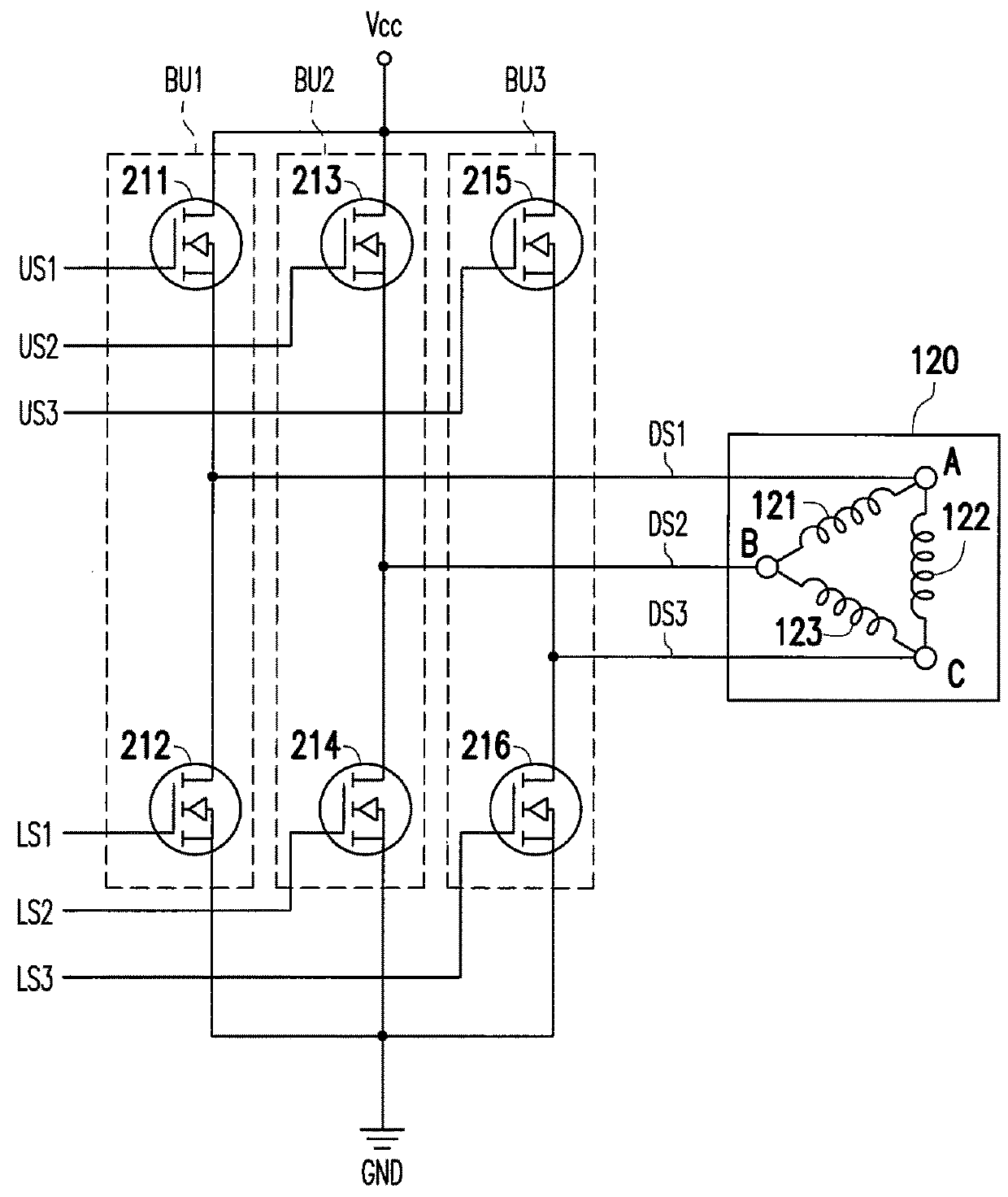 Motor apparatus and motor driving circuit