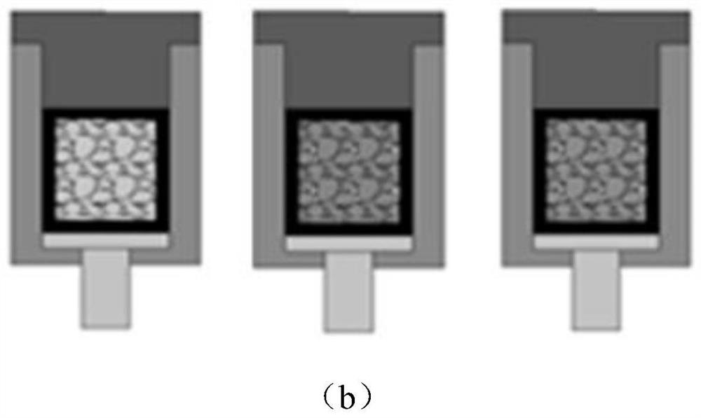 Array type ceramic preform sintering unit monomer and high-throughput pressureless sintering method