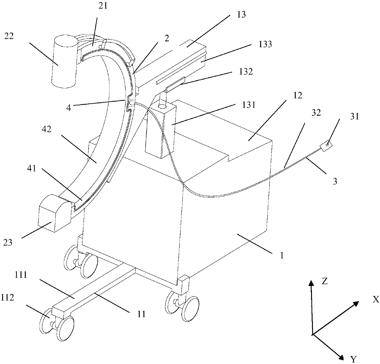 Novel sterile arm sleeve assembly and X-ray C-arm machine using novel sterile arm sleeve assembly